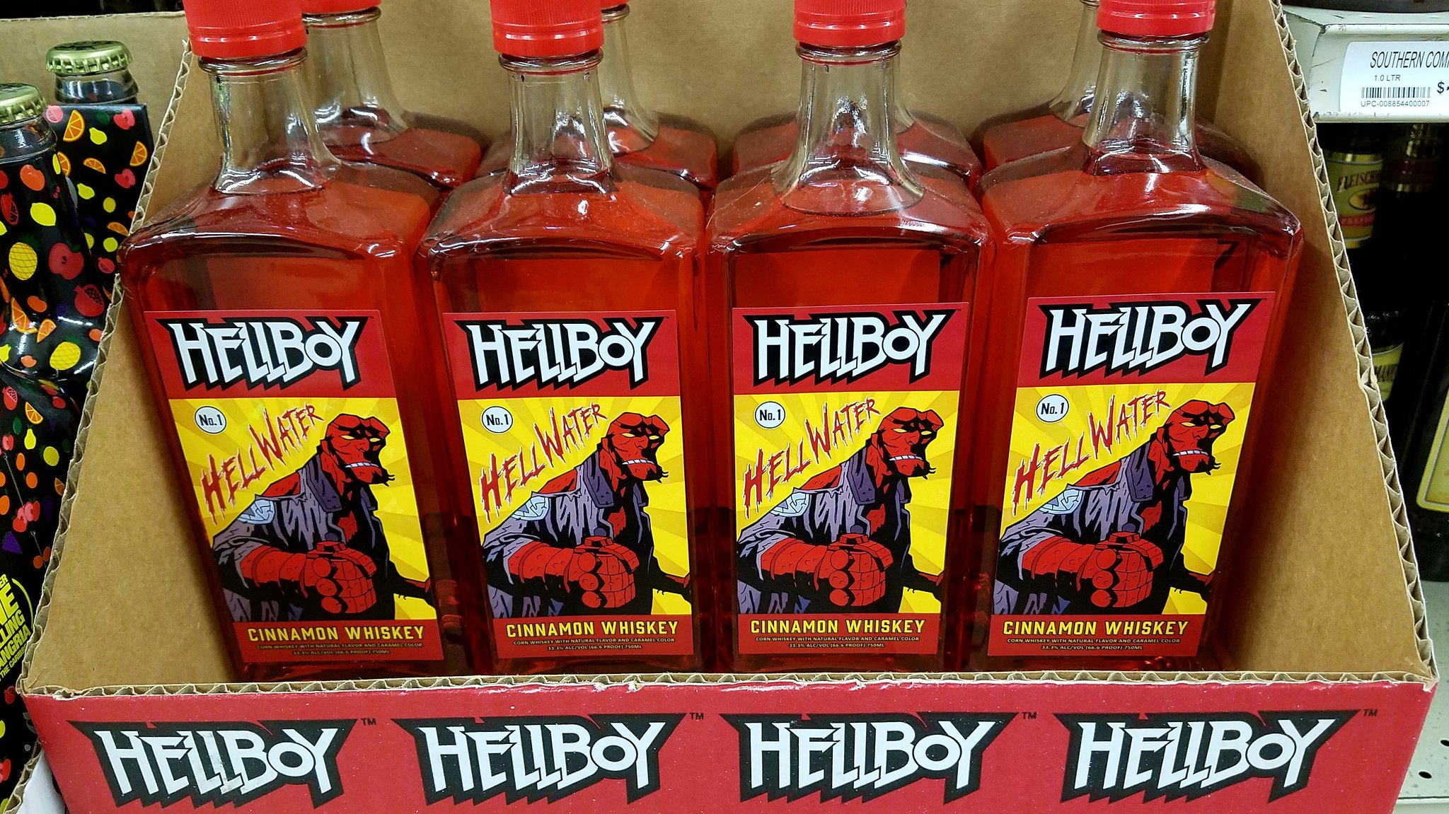 Whisky and Drinks of Sci-Fi, Comics, and Fantasy, www.nerdatron.com, Hellboy Cinnamon Whiskey